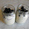 Allergy-Friendly No-Cook Oatmeal Pudding Blueberry