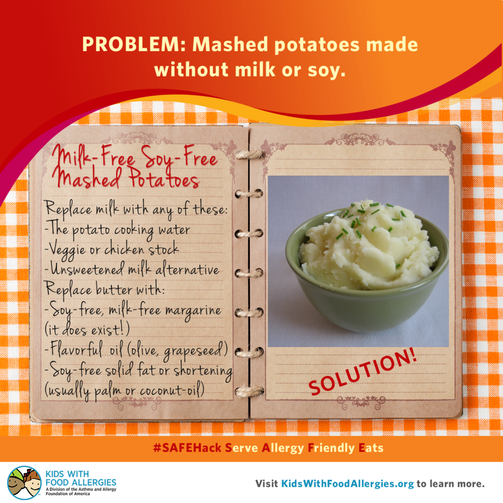 How Do You Make Creamy Mashed Potatoes Without Milk Or Soy Kids With Food Allergies