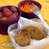 allergy-friendly lunch: carrot salad with banana bread: allergy-friendly lunch: carrot salad with banana bread