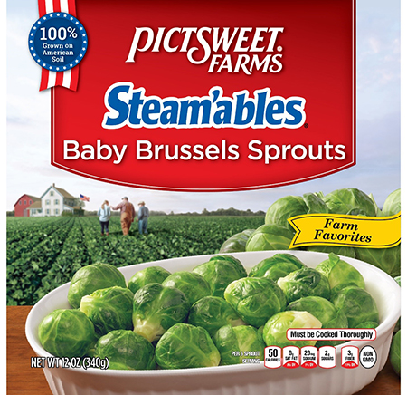 PictSweet Farms Steam’ables Baby Brussel Sprouts