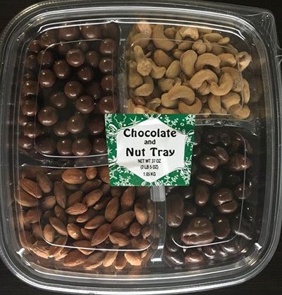 chocolate-nut trays