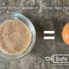 flax-equals-egg: Flax egg substitute for egg allergy