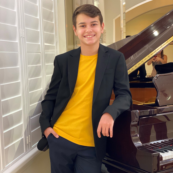 Louis Martins composed a piano piece to raise food allergy awareness