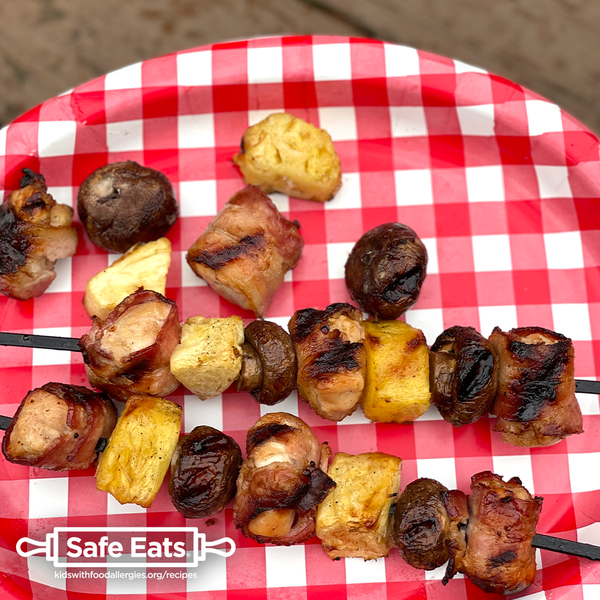 bacon wrapped chicken kabobs