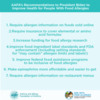 A list of AAFA’s recommendations to President Biden to improve health for people with food allergies: A list of AAFA’s recommendations to President Biden to improve health for people with food allergies