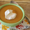 Allergy-friendly pumpkin pudding in a green bowl: Allergy-friendly pumpkin pudding in a green bowl