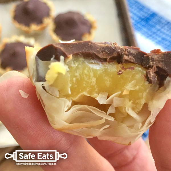 Chocolate eclair tart - allergy-friendly