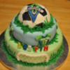 Son's 3rd Birthday cake a Sounders Soccer Fan