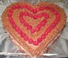 Chocolate Heart Cake with Raspberries (egg, dairy, tree nut &amp; peanut free)