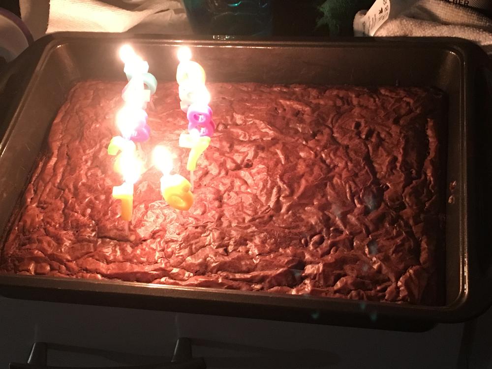 Birthday brownies