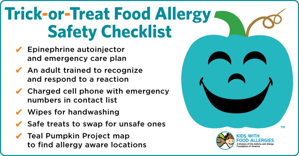 Trick-or-Treat Food Allergy Safety Checklist