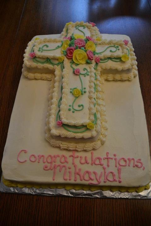 confirmation cake - Peanut, tree nut, dairy and egg free